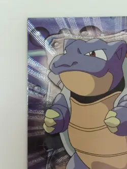 Blastoise #09 Textured Holo Foil Vintage 1999 Topps Pokemon TV Animation Edition - Image 3
