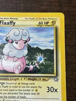 Flaaffy 34/111 - Pokemon TCG - 2000 Pokemon Neo Genesis - Image 5