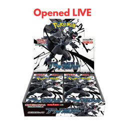 [Opened Live] Japanese Pokemon Black Bolt Booster Box - Image 1