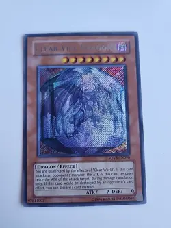 Yugioh Clear Vice Dragon SOVR-EN098 (Secret Rare) Unlimited Y#117 - Image 1
