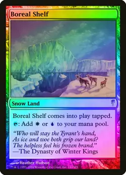 Boreal Shelf FOIL Coldsnap HEAVILY PLD Uncommon MAGIC GATHERING CARD ABUGames - Image 1