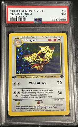 Pidgeot 8/64 - Jungle - 1st Edition - Holo - Vintage - Pokemon Card - PSA 7 - Image 1