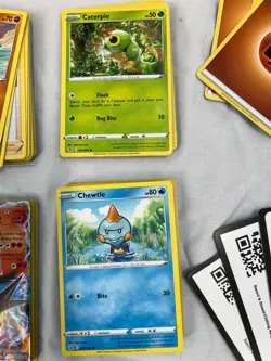 Lot of 400+ POKEMON Cards w/ Card Sleeves - Image 2