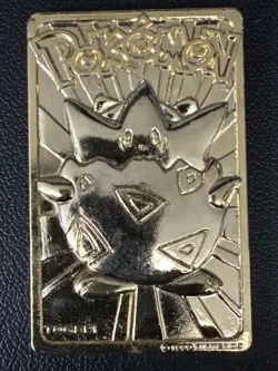 Pokemon 23K Gold Plated Togepi 1999 Trading Card Limited Edition Burger King - Image 1