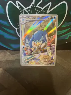 Quaxwell 207/193 - Pokemon TCG Paldea Evolved Illustration Rare Card NM - Image 1
