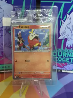Fuecoco SVP 192 Pokemon Horizons Promo Card Sealed, Pokemon TCG - Image 1