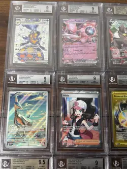 All Beckett BGS ALL English Alt Art/IR/UR/SR 15x Pokemon Graded Card Lot #20 - Image 2