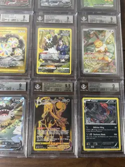 All Beckett BGS ALL English Alt Art/IR/UR/SR 15x Pokemon Graded Card Lot #20 - Image 4