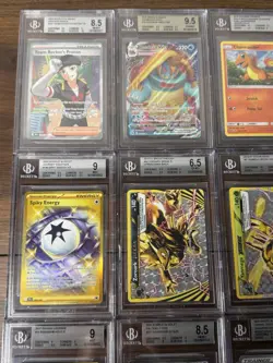 All Beckett BGS ALL English XY/Sun & Moon/Modern 15x Pokemon Graded Card Lot #19 - Image 2