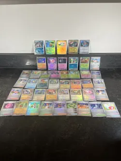 Massive Pokemon Card Pokeball Reverse Holo Lot! Prismatic, Black & White, 151 - Image 1