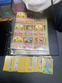 Entire Vintage Pokemon Card Collection Lot Binder Wotc Base Set Charizard Holos - Image 1