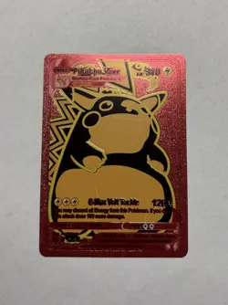 Pikachu Vmax Gigantamax G-Max Volt Tackle Red Foil Card TG29/TG30 M/NM - Image 1