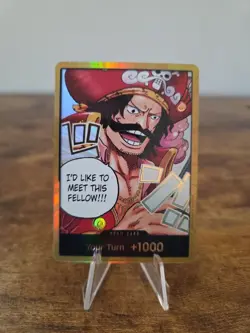 One Piece Gol.D.Roger GOLD DON!! Card (OP-13) English - Image 1