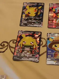 6Pikachu Pokemon Card Holo GX VSTAR VMAX GX EX Cosplay Art - Image 4