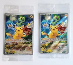 Pokemon Scarlet & Violet Promo Cards (SVP ) Pikachu Holo #027 SEALED - Image 1