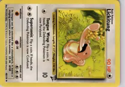 Pokemon TCG Lickitung Base Set 2 48/130 Regular Trading Card TCG WOTC - Image 5