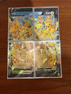 Pikachu V-Union - SWSH139-142 - Pokemon TCG: Celebrations Promo 4 Card Set - Image 1