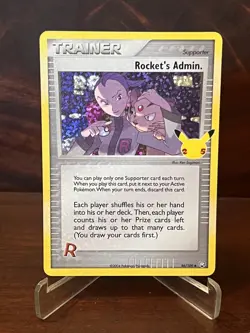 Rocket's Admin. 86/109 Celebrations Ultra Rare Holo Pokemon TCG Card NM/M - Image 1