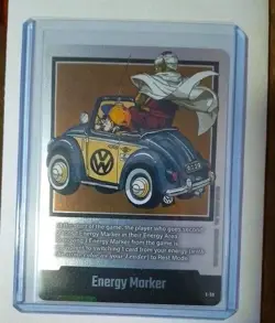 Gohan & Piccolo E-59 Silver Energy Marker Dragon Ball Manga Booster Card Fusion - Image 1