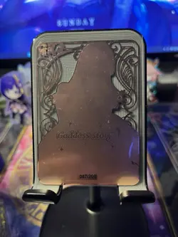 Goddess Story Metal Card Serialized Anime Waifu Random Serial # - Image 1