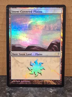 Snow-Covered Plains - Foil Coldsnap Magic the Gathering MTG Nice! - Image 1