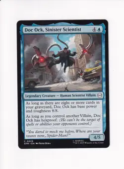MAGIC THE GATHERING MTG MARVEL'S SPIDER-MAN DOC OCK, SINISTER SCIENTIST (#2) - Image 1