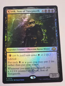 MTG - K'rrik, Son of Yawgmoth FOIL - Modern Horizons 3 - Image 1