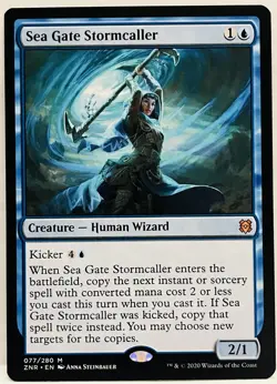 Sea Gate Stormcaller - #77-MTG-Zendikar Rising (ZNR)-Regular-NM - Image 1