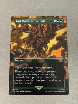 MTG: Last March of the Ents (Borderless) Non Foil NM - Image 1