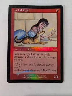 MTG Jackal Pup - FNM Promos Foil - NM - Image 1