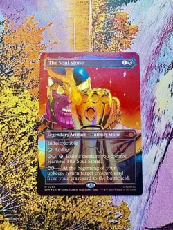 MTG Soul Stone #243 Thanos And The Infinity Gauntlet! Magic The Gathering O.B.O - Image 1