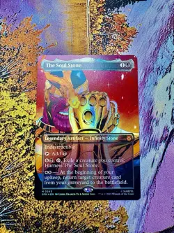 MTG Soul Stone #243 Thanos And The Infinity Gauntlet! Magic The Gathering O.B.O - Image 2