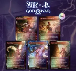 PRESALE Secret Lair x God of War: Greek FOIL - Playstation Drop Confirmed - Image 1