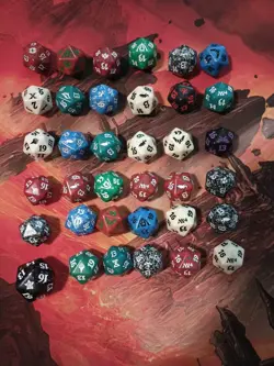 Lot of 36 MTG Magic the Gathering Spindown D20 Dice Various Sets Promos !!!!!!!! - Image 3