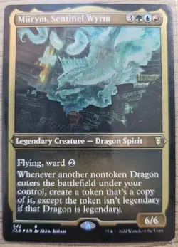 Miirym, Sentinel Wyrm - FOIL ETCHED Commander Legends: Battle for Baldur's Gate - Image 1