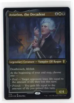MtG CLB Astarion, the Decadent #524 Etched FOIL - Image 1