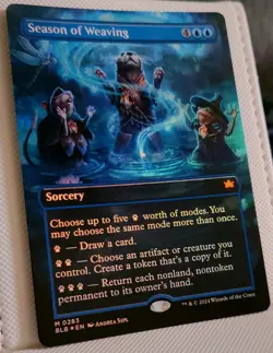 MTG Season of Weaving Borderless Foil Bloomburrow #283 Near Mint - Image 1