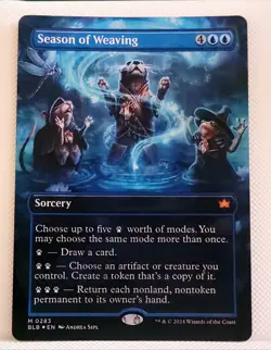 MTG Season of Weaving Borderless Foil Bloomburrow #283 Near Mint - Image 2