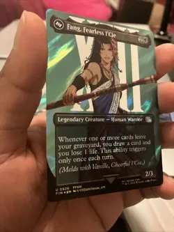 Fang, Fearless l'Cie (Borderless) (Surge Foil) Final Fantasy Foil - Image 2