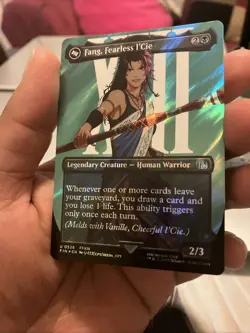 Fang, Fearless l'Cie (Borderless) (Surge Foil) Final Fantasy Foil - Image 3