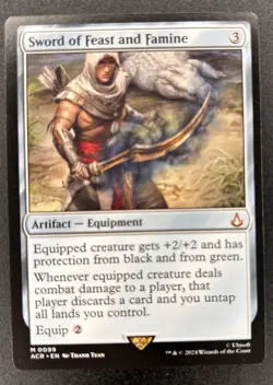 Sword of Feast and Famine Universes Beyond: Assassin's Creed Regular - Image 1