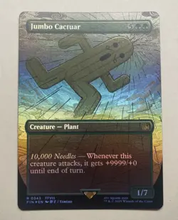 Jumbo Cactuar (Borderless) Final Fantasy Foil - Image 1