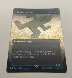 Jumbo Cactuar (Borderless) Final Fantasy Foil - Image 2