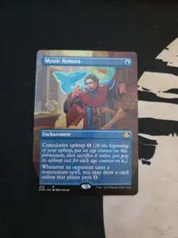 Mystic Remora (Borderless) Dominaria Remastered Regular - Image 1
