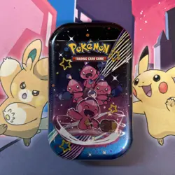 Pokemon Paldean Fates Mini Tin - Tinkatink Sealed - Image 1