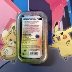 Pokemon Paldean Fates Mini Tin - Tinkatink Sealed - Image 2