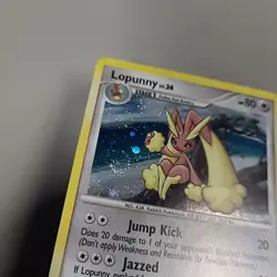 Pokemon TCG Lopunny 9/17 - SWIRL POP Series 9 Cosmos Holo - Image 4