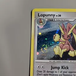 Pokemon TCG Lopunny 9/17 - SWIRL POP Series 9 Cosmos Holo - Image 5