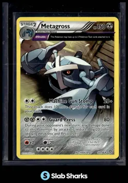 2015 POKEMON XY ANCIENT ORIGINS #50/98 METAGROSS REVERSE HOLO - Image 1