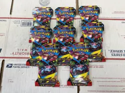 Pokemon TCG (8) Mega Evolutions Sleeved Booster Packs - Lot Of 8 - Image 1